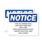 Signmission Fuel Oil Combustible Keep Away From Heat OSHA Notice Sign, Plastic, 14in W x 10in L, 2PK OS-2PACK-NS-P-1014-L-12932 - alternate 1
